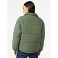 thumbnail image 2 of Free Assembly Women's Oversized Puffer Jacket, 2 of 6