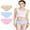 Nude/Blue/Pink, variant on ADREAMLY Cotton Seamless Briefs for Women Plus Size Stretchy Panties Girls Underwear, 3-Pack, Sizes XS-3XL