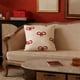 thumbnail image 1 of Cojín rojo festivo para el respaldo del sofá de la sala de estar, cojín para el dormitorio, cama, ventana, funda de almohada de fibra de poliéster lavable., 1 of 6