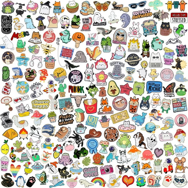 Set de alfileres de solapa esmaltados SINCCO para mochilas, 20/40/50 unidades