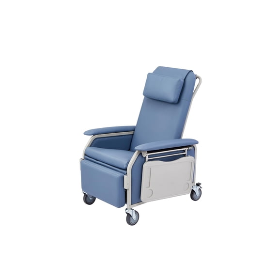 VivaComfort Bariatric Geri Chair, 500 lbs Capacity Recliner on Wheels (Front Tray Not Included)