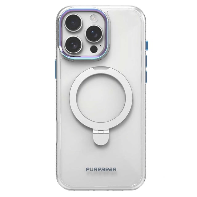 Funda Case PUREGEAR Slimshell Kik Mag para iPhone 16 PRO Transp Prismatic