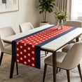 thumbnail image 5 of Miwamany Anniversary of Independence Day Table Runner, Star-Printed American Style Linen Table Runner, Patriotic Dining Decor for Home Kitchen Coffee Table, 5 of 6