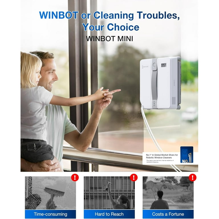 ECOVACS WINBOT Mini Window Cleaning Robot - Compact Design