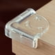 thumbnail image 5 of EeaseMX 20 protectores de esquinas de silicona transparentes a prueba de golpes para mesas de té y escritorios (transparentes), 5 of 7