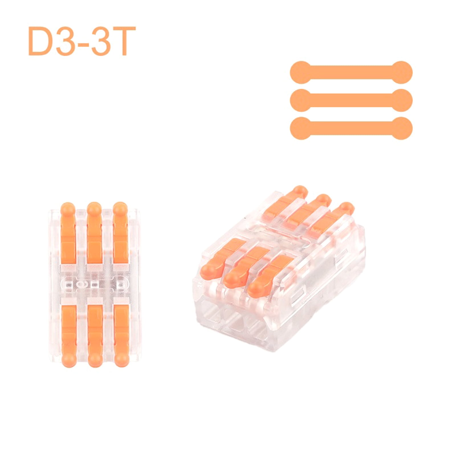 Fast Mini Wire Connector Universal Wiring Connector Pushin Conductor