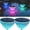 2pcs, variant on Solar Floating Pool Light with Fish Projection,LED Glowing Magical Swimming Pond Lights, Color Changing Rechargeable Submersible Pool Decor for Pools