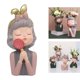 thumbnail image 4 of del de interior de del florero 3 Gloria retrato cara jardineras macetas, 4 of 9