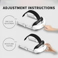 thumbnail image 3 of Head Strap for Meta Quest 3S, Comfort Elite Strap for Oculus Quest 3S Accessories, Adjustable Lightweight VR Headset Strap Replacement, 3 of 5