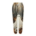 thumbnail image 4 of QATAINLAV Jogger Pants for Women Baggy Cinch Bottoms Trousers Drawstring Waist Sweatpant with Pockets Novelty Graphic Print Halloween Costumes Sales for Today Multicolor L, 4 of 6