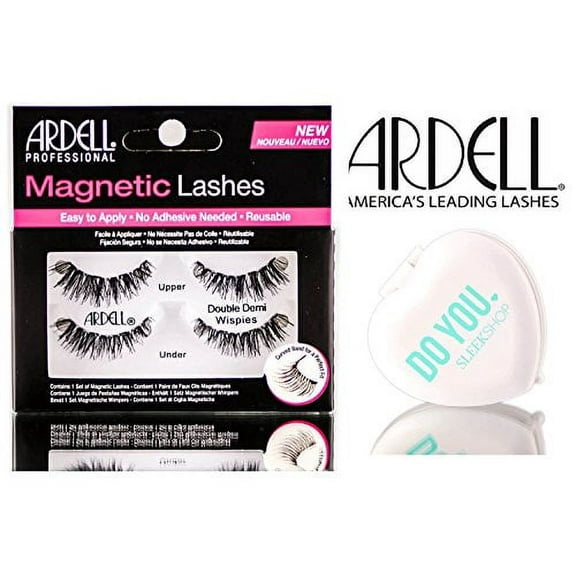 Ardell Professional Magnetic Lashes (with Sleek Compact Mirror) (DOUBLE DEMI WISPIES)