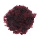thumbnail image 5 of Cabello falso Cabello esponjoso Brotos Caterpillar Wig Bola de pelo Cabeza de accesorio Decoración de cabello para mujer Lady Girls (Claret), 5 of 5