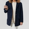 thumbnail image 4 of RYDCOT Jackets for Women Casual Blazer Winter Faux Suede Jacket Y2k Outerwear Button Down Faux Leather Jacket Women Fall Fashion 2024 Trendy, 4 of 8