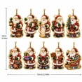 thumbnail image 2 of Christmas Pearl Diamond Art Kit with 10 Diy Santa Claus Designs, Festive Red and Gold, for Christmas Tree Decor, Hanging Ornaments, 2 of 5