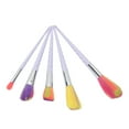 thumbnail image 3 of Makeup Brushes, Comfortable Touch Cosmetic Brushes Set Portable High Density Bristles 5pcs Comfortable Grip  for Makup Tool, 3 of 8