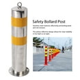 thumbnail image 4 of Pila De Bolardo De Seguridad, Alta Visibilidad Del Poste De Estacionamiento De Acero Inoxidable Para Exteriores, 4 of 7