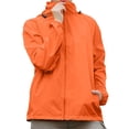 thumbnail image 2 of Rain Jacket for Women Long Sleeve Waterproof Windbreaker Packable Zip Up Rain Coats with Pockets Outerwear, 2 of 6
