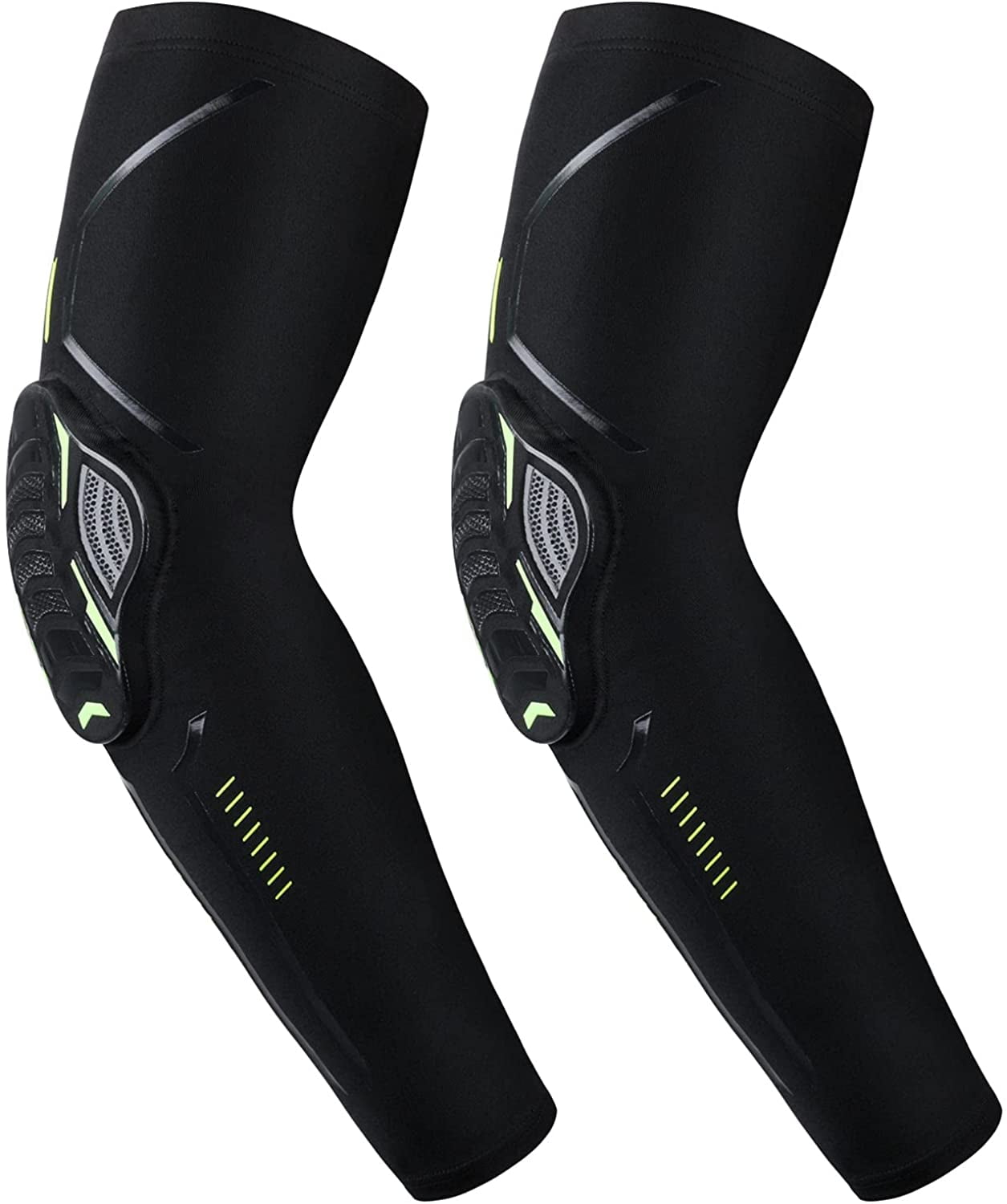 Twocolor optional set of 1 pair of pads UV sunscreen basketball football forearm sleeve