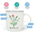 thumbnail image 6 of Futtumy Best Mom Ever Ceramic Coffee Mug, Gifts for Mom, White 11 fl oz, 6 of 7