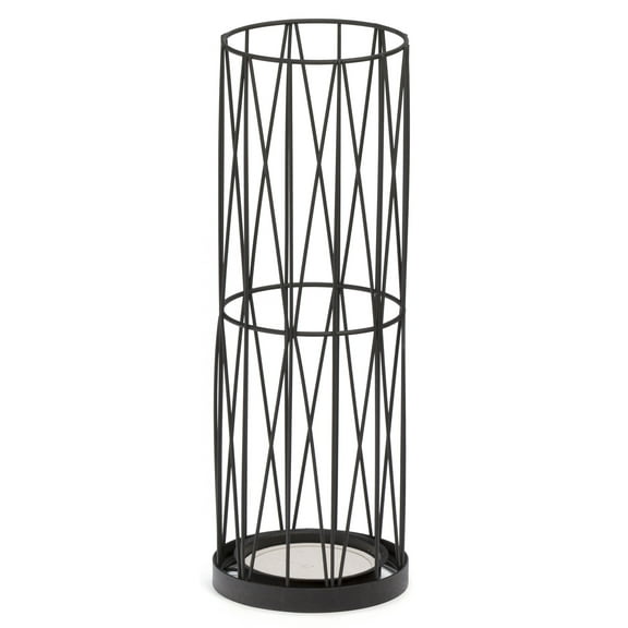 Mango Steam Pluvian Soakstone Umbrella Holder Stand - Black, Metal