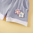 thumbnail image 4 of Paguaki Toddler Girls Dresses Outfits 1T 2T 3T 4T 5T 6T Toddler Girls Summer Clothes 5T Girls Sunflower Fly Sleeve T-shirt Denim Shorts 2PCs Set Dailywear, 4 of 9