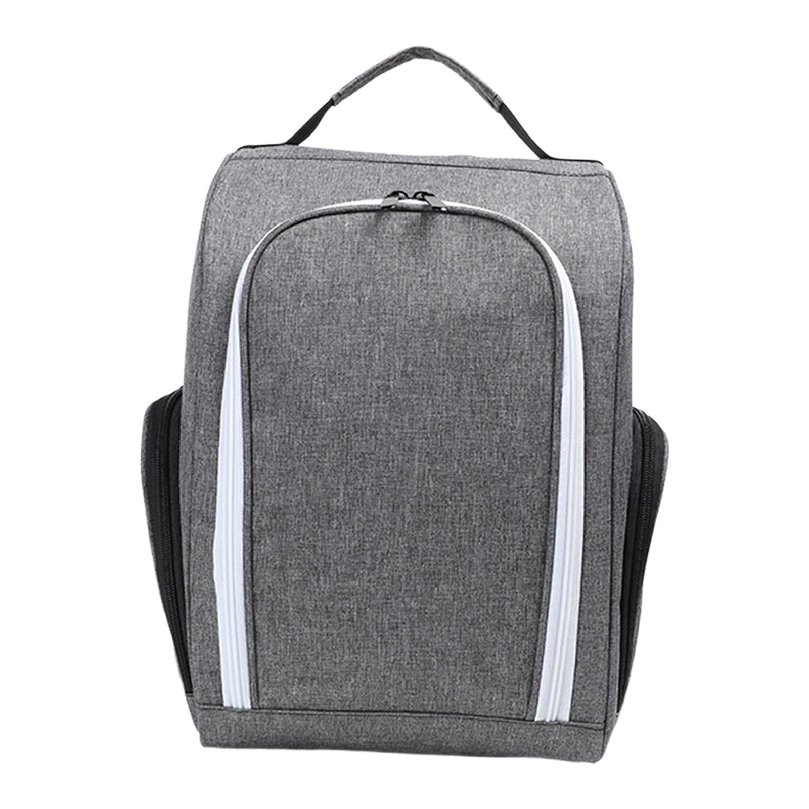Golf Shoe Bag Lightweight Canvas Organizer with Ventilation Pocket for Golf Sports Men Women