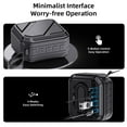 thumbnail image 3 of JYX Altavoz Bluetooth Portátil, Tiempo de Reproducción de 12 Horas, Bluetooth 5.3, Sonido Estéreo Fuerte de 360°, Soporte para TWS/AUX/TF/USB, Resistente Al Agua, 3 of 7