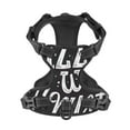 thumbnail image 4 of Lsque In Pizza We Crust Art Dog Harness, No-Pull Pet Harness with 2 Leash Clips, Adjustable Soft Padded Dog Vest with Easy Control Handle for Large Dogs-Medium, 4 of 9