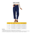 thumbnail image 4 of Loose Straight Trousers High Waisted Pure Color Pockets Stylish Elegant Casual Straight Trousers  for Autumn ANGGREK Otros, 4 of 5