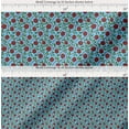 thumbnail image 2 of Soimoi Cotton Cambric Fabric Leaves & Rose Floral Print Fabric by the Yard 56 Inch Wide, 2 of 7