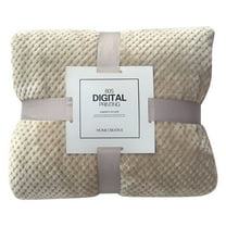 AUQ Soft Warm Plaid Fleece Bed Blanket Large Mesh Flannel Blankets Thick Breathable Comforter Full Size Blanket Yellow