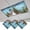 CadetBlue, variant on Dark Blue Christmas Fluorescent Light Covers, Snowman Xmas Tree Snowflake Gifts Elk Magnetic Light Covers for Ceiling Lights, Fluorescent Ceiling Shade for Classroom Bedroom Office 4x2Ft x 1PCS