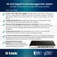 thumbnail image 2 of D-Link DGS 1210-28MP - Switch - Managed - 24 x 10/100/1000 (PoE+) + 4 x Gigabit SFP - desktop, rack-mountable - PoE+, 2 of 17