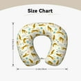 thumbnail image 5 of KLL Leopard Print Pattern Memory Foam Cervical Neck Pillow Versatile U-Shaped Pillows for Home/Office/Camping/Travelling/Soft Washable Cover, 5 of 8
