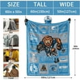 thumbnail image 6 of Football Blanket for Men Women Youth, City Flannel Throw Blanket Gift for Football Fans,Cozy Soft Blanket 60x50 Inches for Bed Sofa Couch, 6 of 6