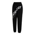 thumbnail image 3 of Yuemengxuan Women Fashionable  Elastic Waist Harem Pants, Letters Printed Pattern Trousers, 3 of 9