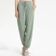 thumbnail image 3 of MKLEKYY Pantalones deportivos de verano para mujer, de seda helada, ligeros, con cordón ajustable, pernera ancha y elástico., 3 of 4