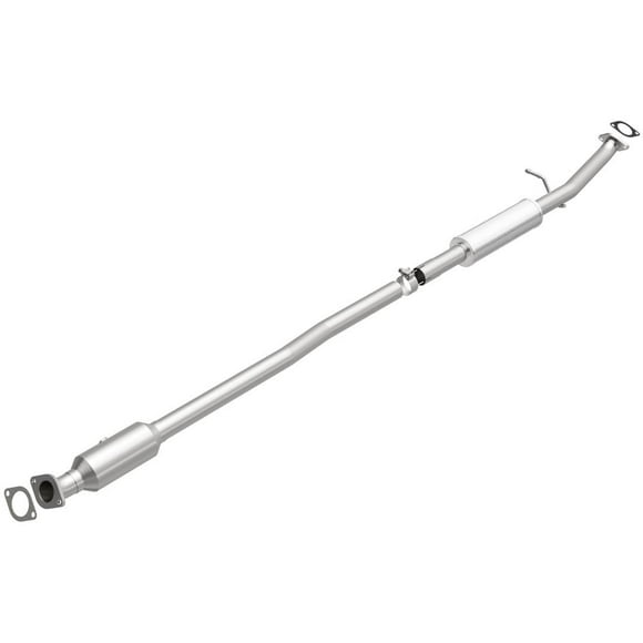 Magnaflow 48 State Converter Catalytic Converter 21-145 OEM Series; Stainless Steel Case; 2-1/4 Inch Pipe Diameter; 96-1/8 Inch Overall Length