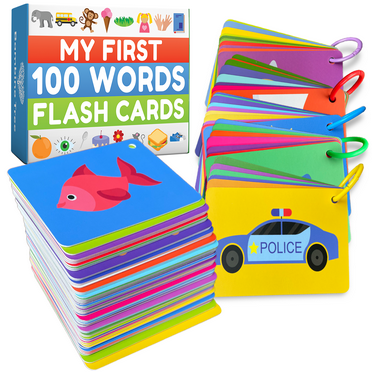100 First Words Flash Cards