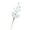 Bee white, variant on Christmas Tree Picks With Velvety Wraped Stem Festival Christmas Plush Stems For Home Office Craft Decoration