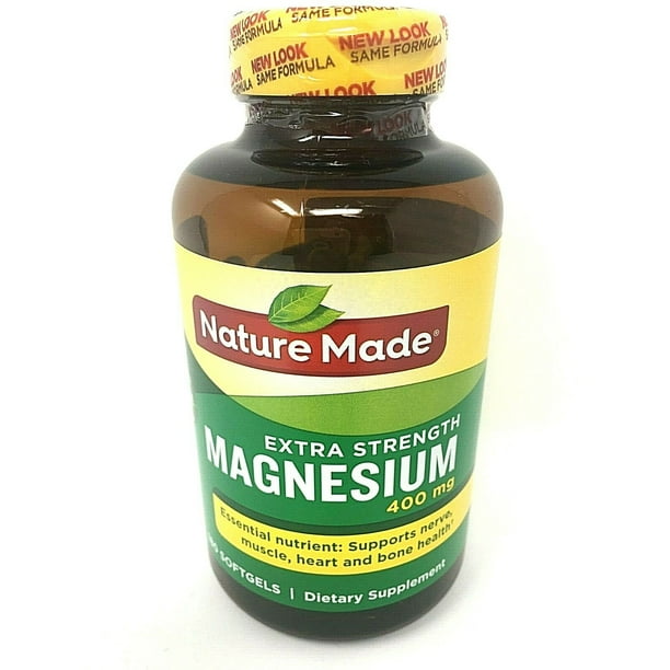 Extra Strength MAGNESIUM 400 mg 180 Softgels