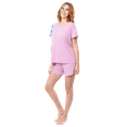 thumbnail image 5 of Fruit of the Loom Women's Soft and Breathable Short Sleeve Crew Top & Pajama Short Set, Sizes S-4X, 5 of 10