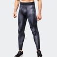 thumbnail image 2 of LNWUY Men's Compression Pants Leggings Tights with Pockets High Elasticity Sports Baselayer Athletic Tights for Yoga Basketball Running Black M, 2 of 7