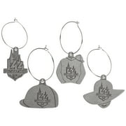 Kentucky Derby 144 Set of Four Wine Charms