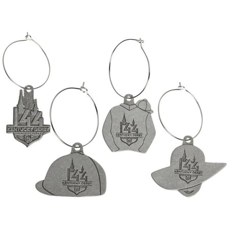 Kentucky Derby 144 Set of Four Wine Charms