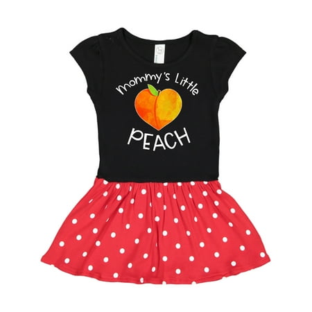 

Inktastic Mommy s Little Peach Cute Peach Heart Gift Toddler Girl Dress