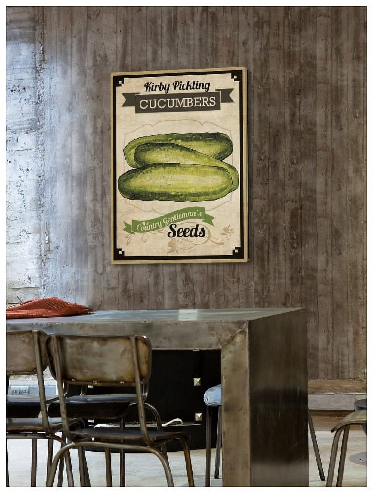 Marmont Hill "Seed Packet Pickle" Painting Print on Canvas