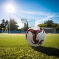 thumbnail image 2 of Advancent Balones de fútbol de escuela secundaria de fútbol, ingredientes respetuosos con el medio ambiente, costuras finas a prueba de Deportes y aire libre 1 blanco, 2 of 6