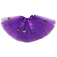 thumbnail image 2 of Petitebelle Single Color Butterfly Led Lights Lady Tulle Tutu (Purple, One Size), 2 of 2