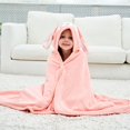 thumbnail image 6 of LIIPEE Cartoon Hooded Bathrobes For Boys Warm Comfortable Cover Up Robes Kids Cute Loose Breathable Bath Towel Robe,1-5 Years, 6 of 9